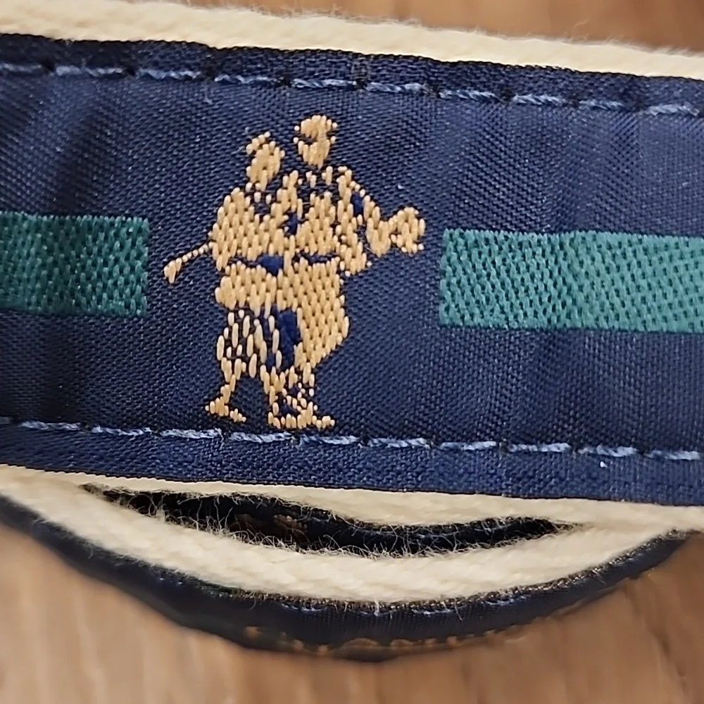 Vintage YRI Ribbon Belt Champion Hills Club Golf Country Club Preppy size Medium
